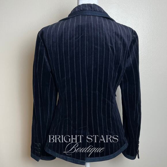 Extremely Rare Velvet Blazer ASO Rosalie Hale Twilight Promotional Images Blue - Picture 6 of 12
